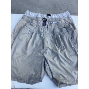 Puritan Men's Shorts Size 42 Khaki Elastic Waist Pleated Front Pockets (3 Colors